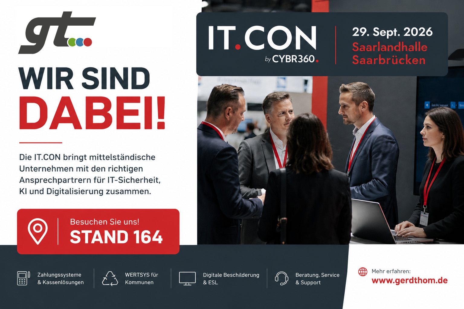 Gerd Thom GmbH auf der IT.CON 2026: Digitalisierung zum Anfassen